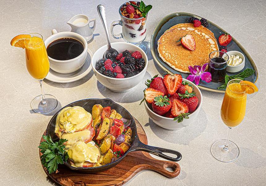 Jack's Monterey breakfast sample.