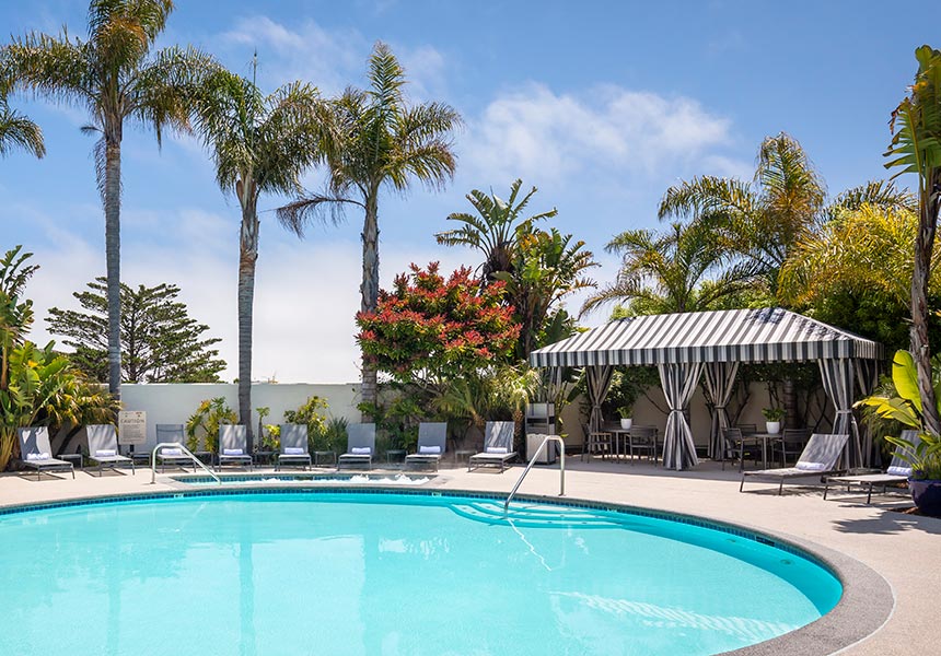 Portola Pool and cabana.