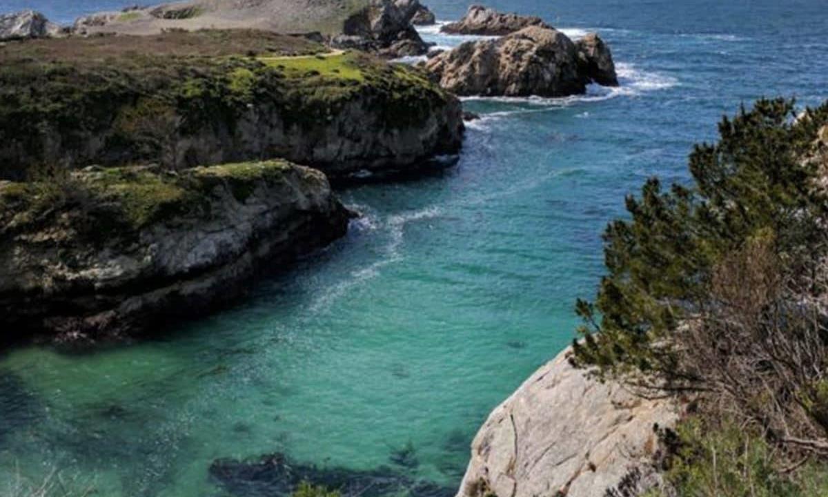 cliff overlooking cove