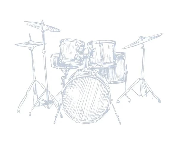 drums drawing