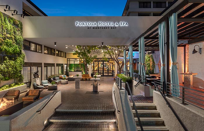 Jacks Terrace patio entrance.