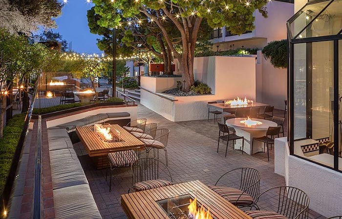 Peter B's Patio area.