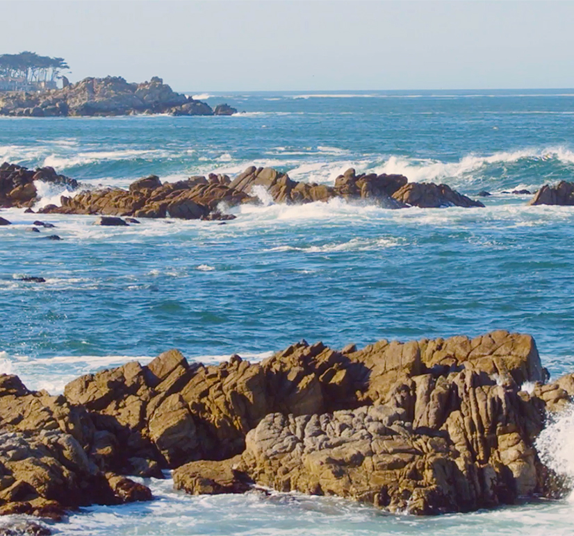 A view of the ocean