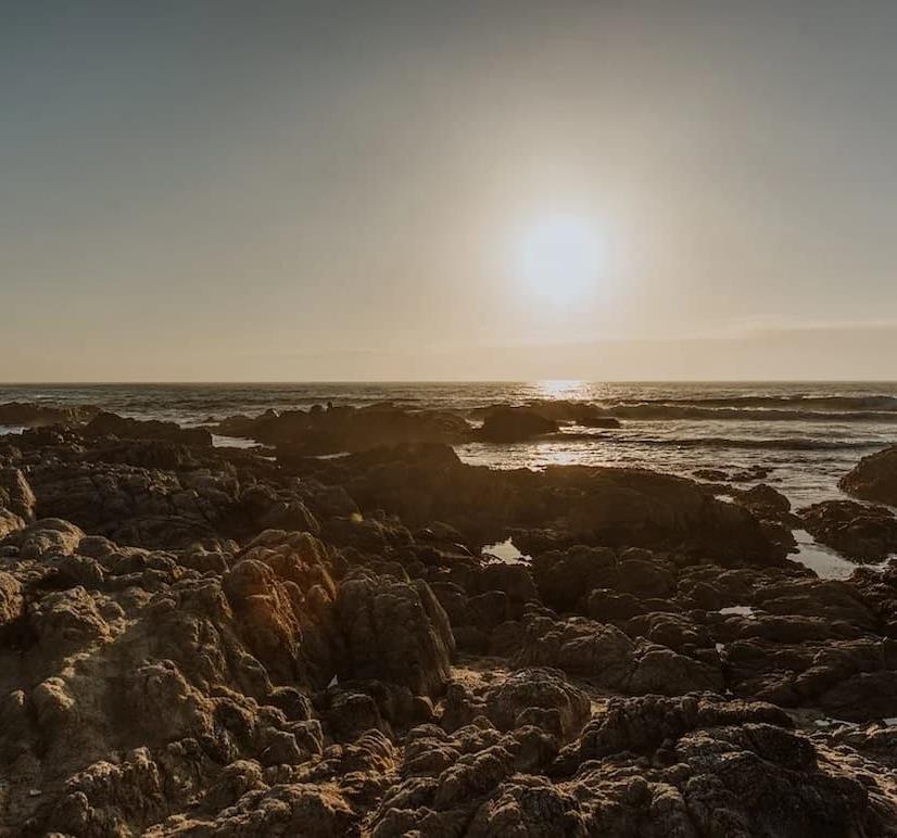 Beach at sunset