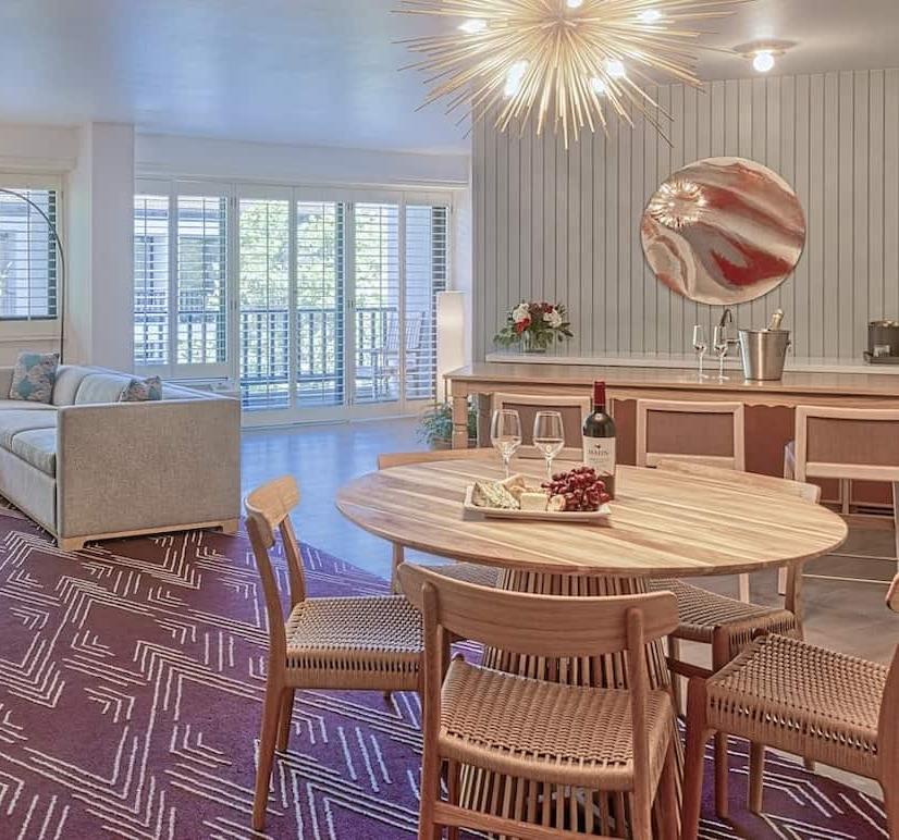 dining space for guests