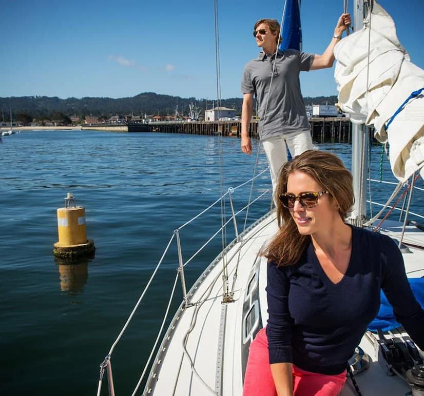 Couple Sailing