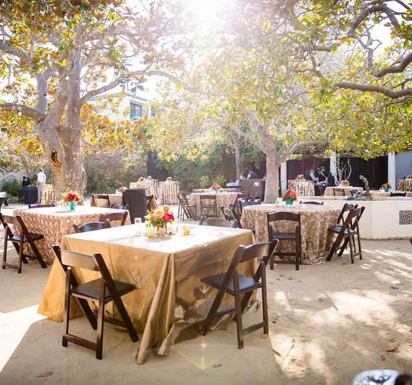 Outdoor Wedding Dining Venue