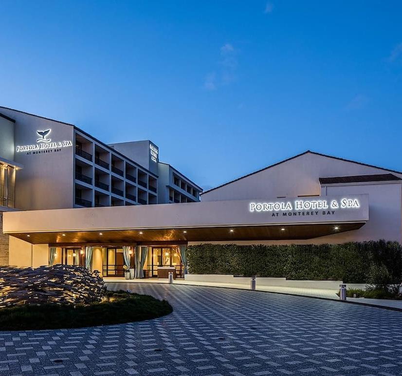 Portola Hotel & Spa Evening exterior