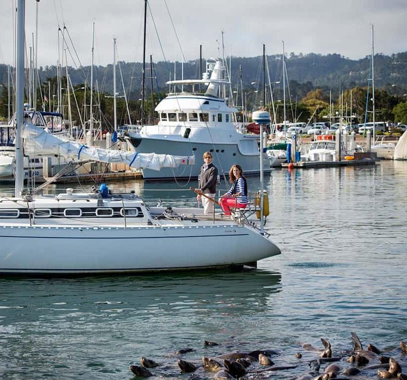 Sailing Boat in the harbor