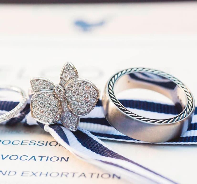 Wedding Rings on paper