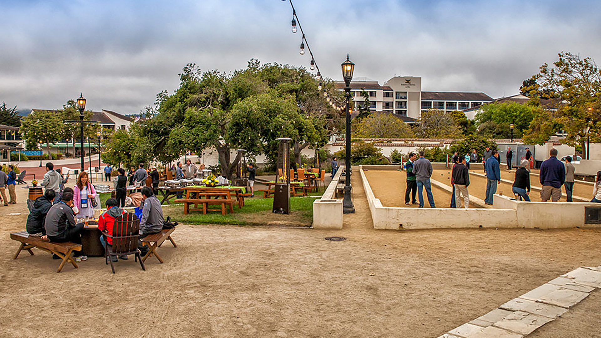 Bocce And Beer Reception outdoor