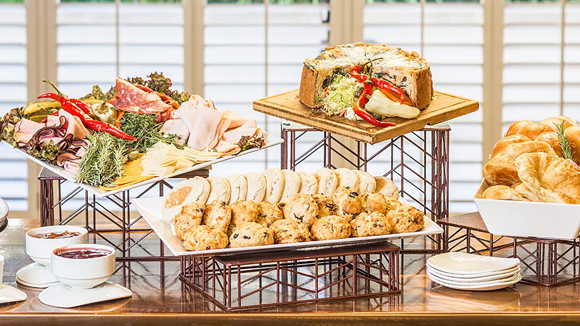 buffet spread