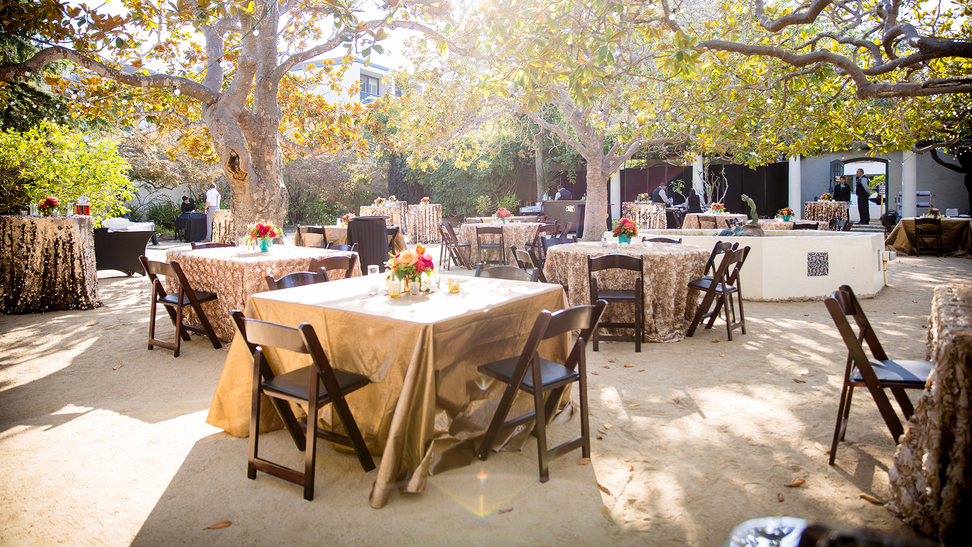 Outdoor Wedding Dining Venue