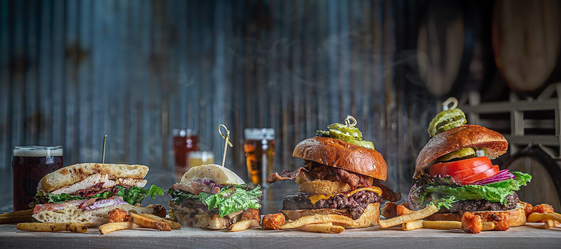 Garlic and Dill Flank Steak Sliders and Beans